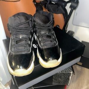 Jordan Black and White Sneakers